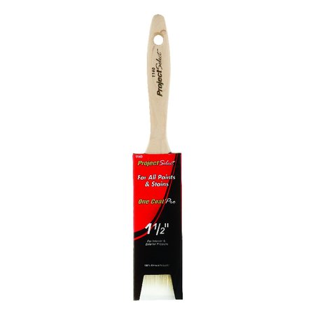 PROJECT SELECT Linzer  1-1/2 in. Flat Paint Brush 1140-15